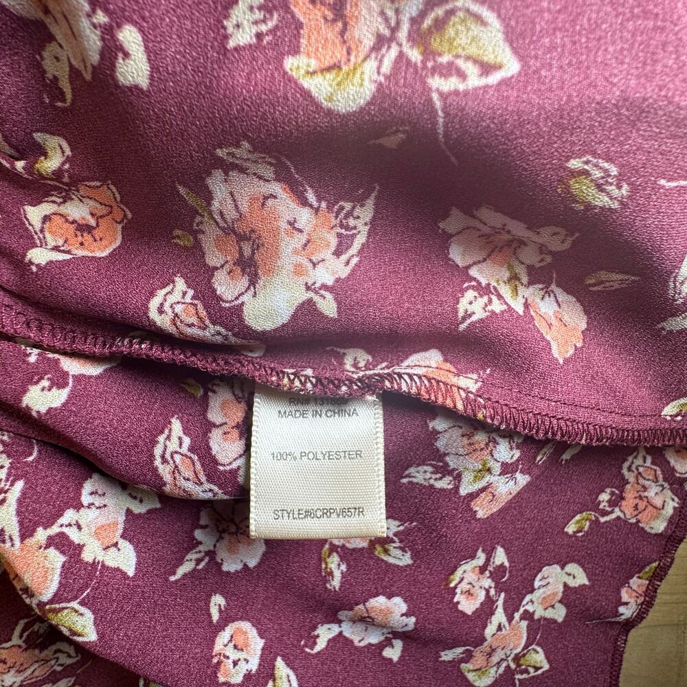 Inspired Hearts purple‎ floral dress with long sleeves. Girls XL - Picture 8 of 8